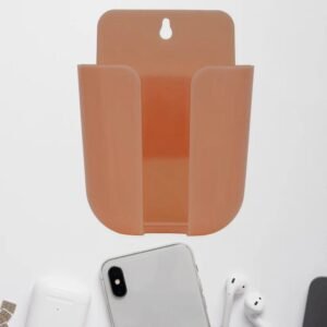 Wall Mounted Storage 4Pc Box Remote Storage Organizer Case (Multicolour) with adhesive hook