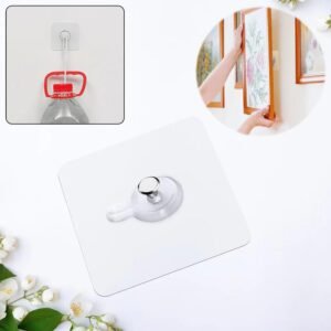 Heavy Duty 10Pc Self Adhesive Wall Hooks