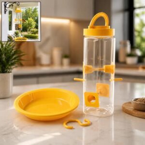 Hanging Bird Feeder with Multi Feeding Ports for Garden & Balcony