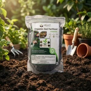 Black Organic Soil Fertilizer 900 GRAM for Home Gardening