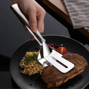 2-in-1 Stainless Steel Spatula Tong 1Pc (85g)