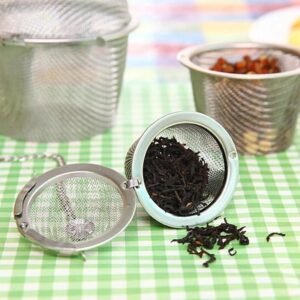 Stainless Steel 1Pc Teapot Green Tea Filter Infuser for Loose Leaf Green Tea, Coffee & Herbs Chole Masala Strainer (Basket Shaped)