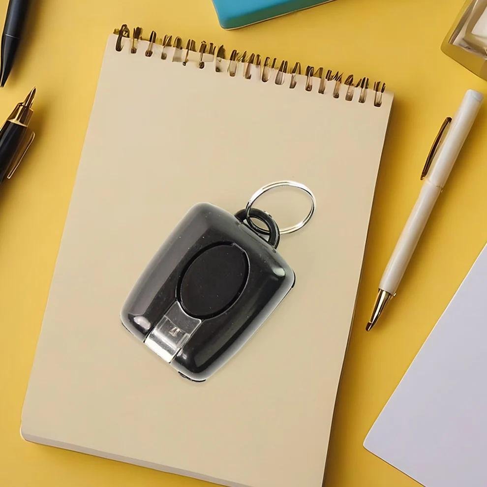 Mini LED Torch Keychain 1Pc – Compact Key Ring Flashlight with Push Button Switch for Emergency, Travel, and Daily Use Description - Image 2