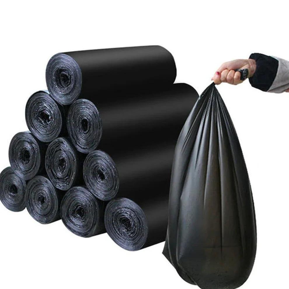Garbage Bags roll 60Pc (45x50cm) – Durable Trash Bags for Household, Office, and Daily UseGrabage roll (BLACK) - Image 3