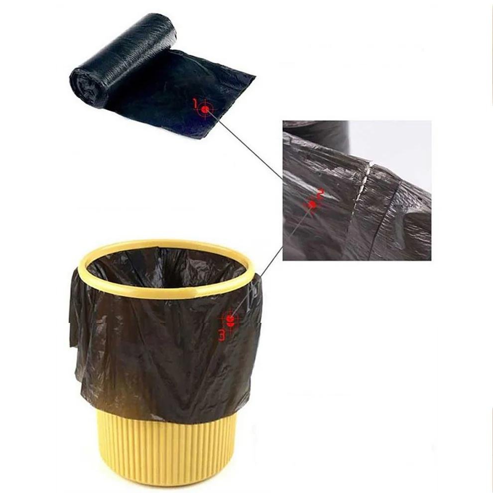 Garbage Bags roll 60Pc (45x50cm) – Durable Trash Bags for Household, Office, and Daily UseGrabage roll (BLACK) - Image 5