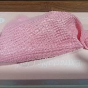 Microfiber Cleaning Cloth in a Box, Pink, 10 Count, Reusable Edgeless Terry Towel for Car, Kitchen and Home(blue-pink)