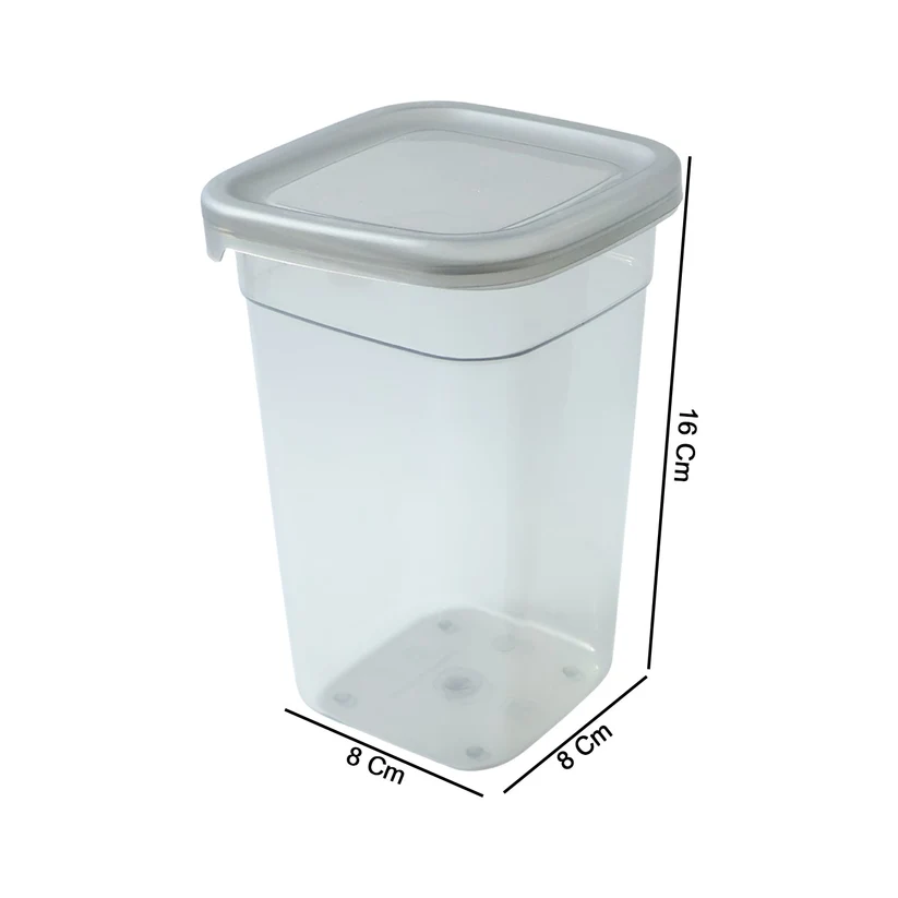 SET OF 6 Airtight Kitchen Storage Containers | 1200ml EACH | Pack of 6 BPA-free plastic containers help organize pulses, grains and pantry essentials for convenient everyday storage - Image 7