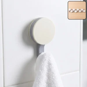 Multipurpose Self-Adhesive Wall Hooks β Modern Round Design for Home & Bathroom