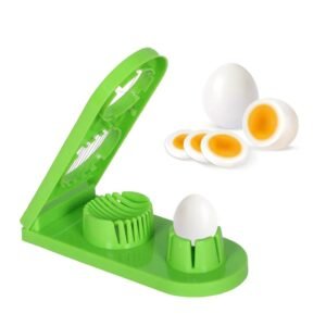 Egg Cutter Slicer 1pc Non-Slip, Dust-Proof Design for Quick & Easy Egg Slicing | Single Piece Kitchen Tool for Boiled Eggs, Salads, and Snacks