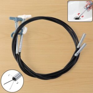 Flexible Spring Drain Cleaning Tool with Hand Grip (1 Pc / 155 Cm)
