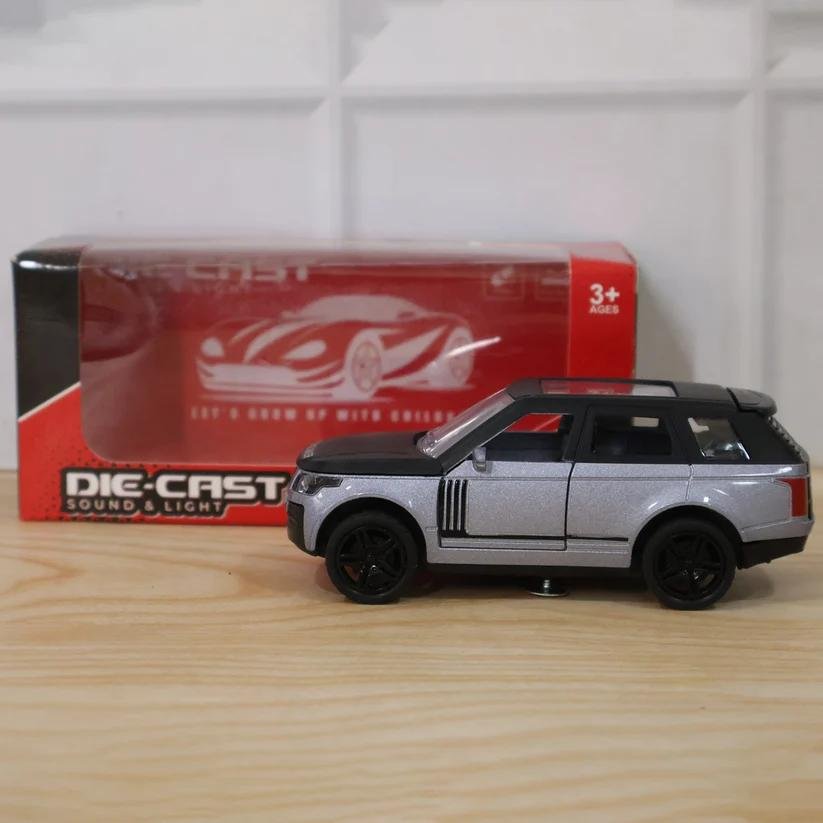 Light and Sound Metal Pull Back Car Toy 1Pc, Die Cast SUV Model for Kids - Image 6
