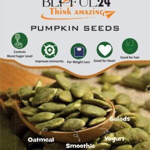 Premium Natural Pumpkin Seeds | Raw & Crunchy Pepitas | High Protein, Rich Fibre & Healthy Snack | Superfood Seeds for Salads, Smoothies & Oatmeal
