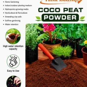 Cocopeat Powder for Home Garden & Plants | Natural Coconut Coir Powder | Premium Soil Conditioner & Potting Mix